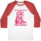 Even Baddies Get The Saddies Baseball Tee