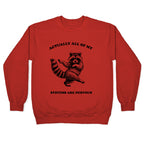 All Of My Systems Are Nervous Crewneck Sweatshirt