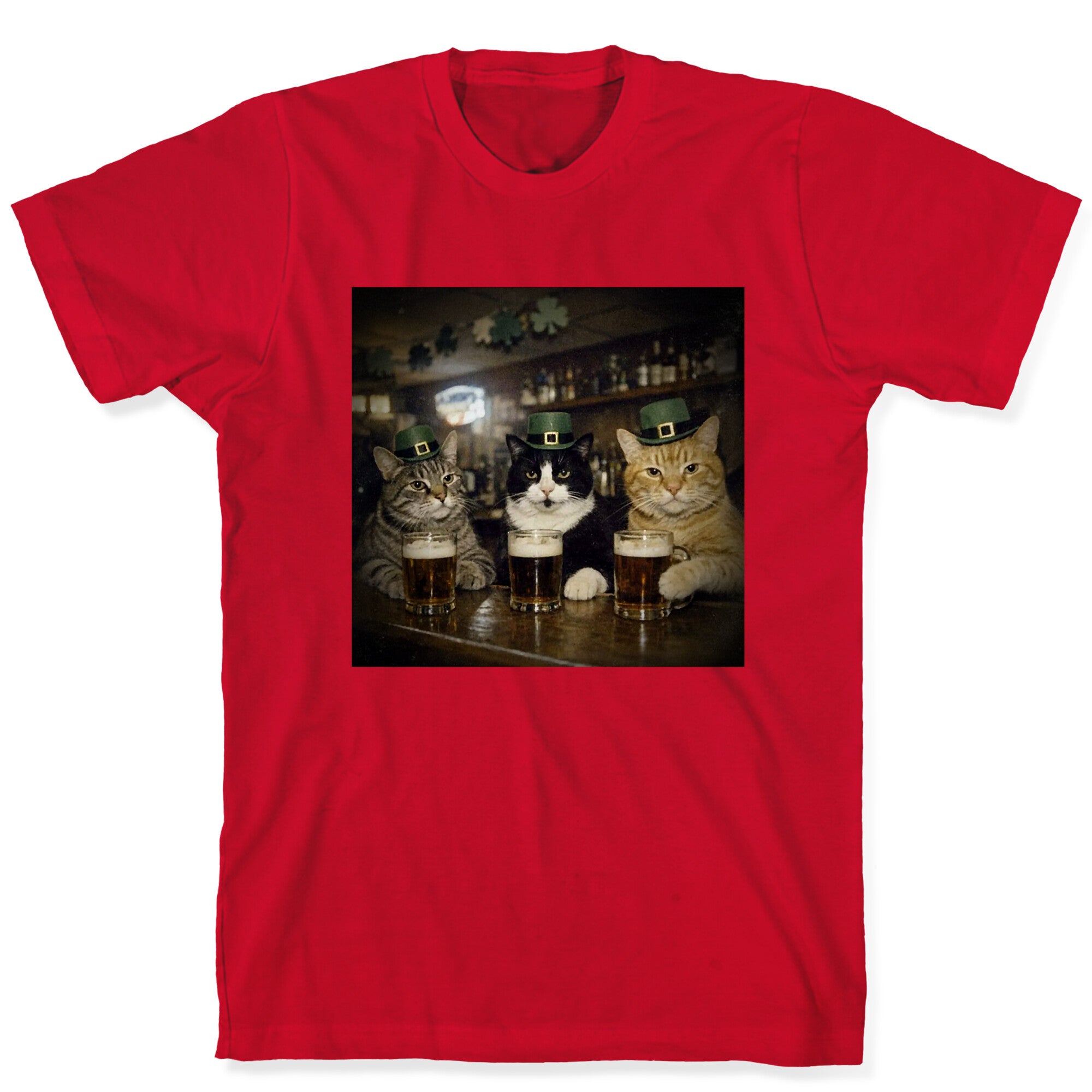 Saint Patrick Cats T-Shirt