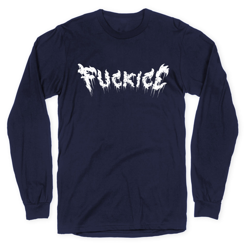 Fuck ICE Metal Logo Longsleeve Tee