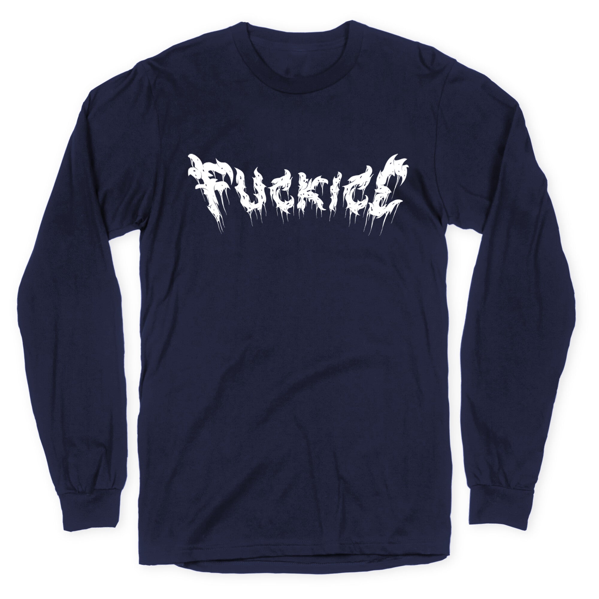 Fuck ICE Metal Logo Longsleeve Tee