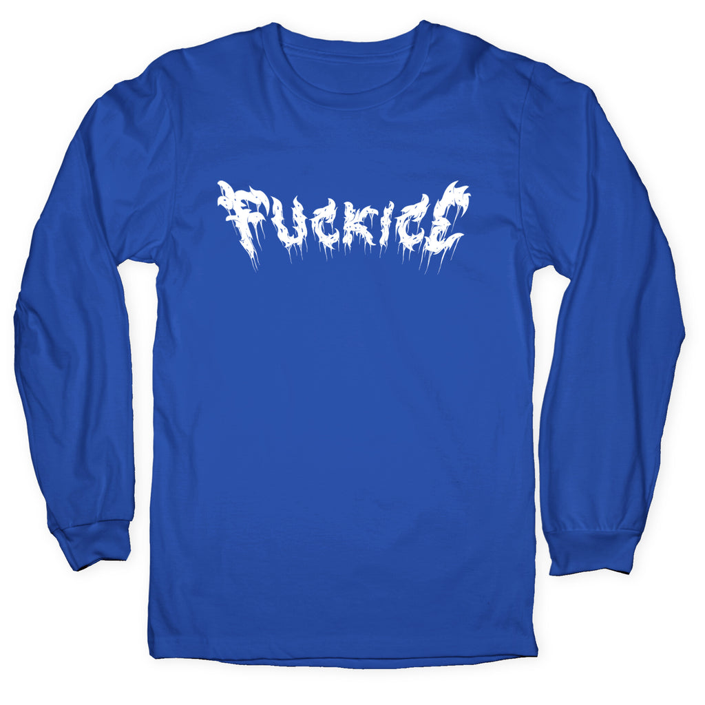 Fuck ICE Metal Logo Longsleeve Tee