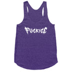 Fuck ICE Metal Logo Racerback Tank