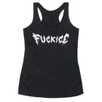 Fuck ICE Metal Logo Racerback Tank