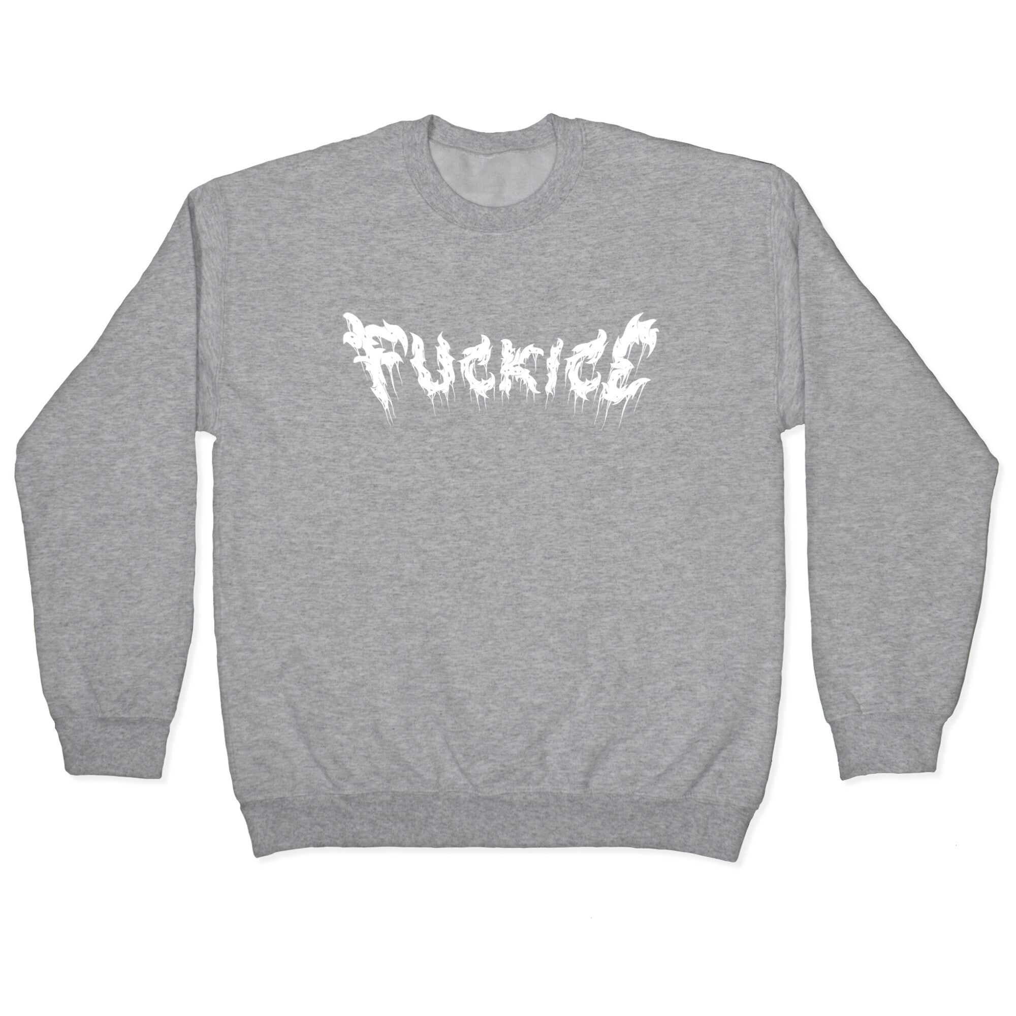 Fuck ICE Metal Logo Crewneck Sweatshirt