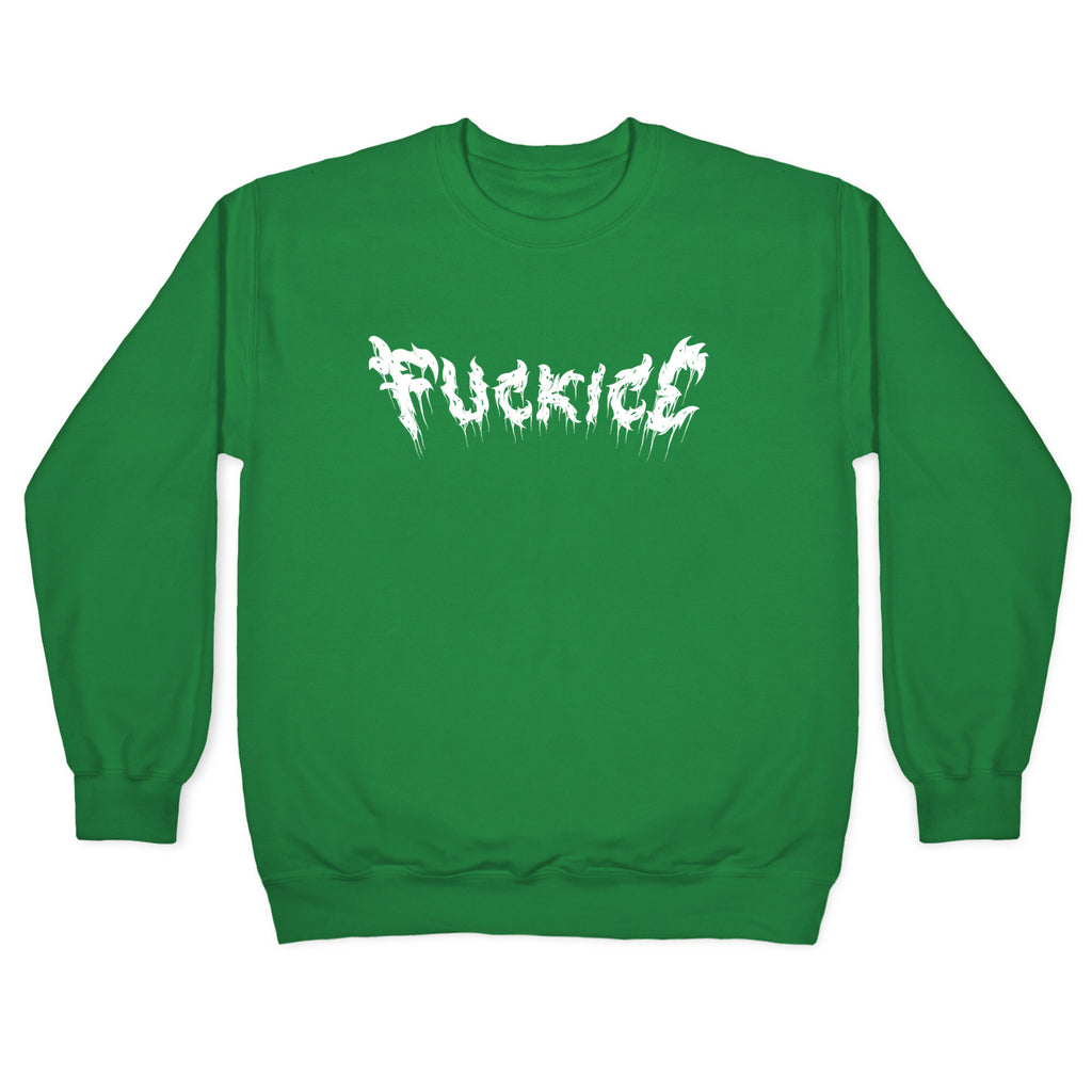 Fuck ICE Metal Logo Crewneck Sweatshirt