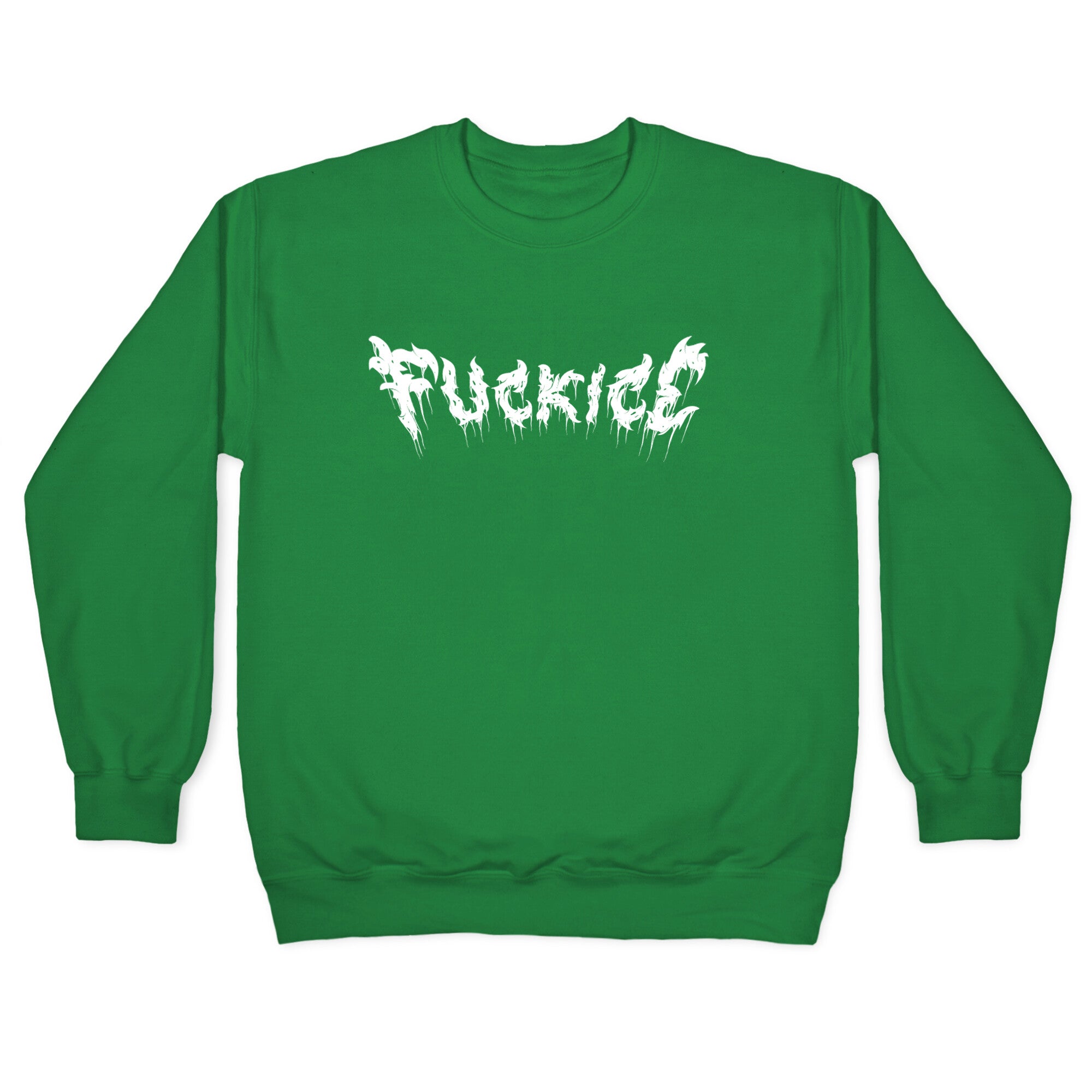 Fuck ICE Metal Logo Crewneck Sweatshirt