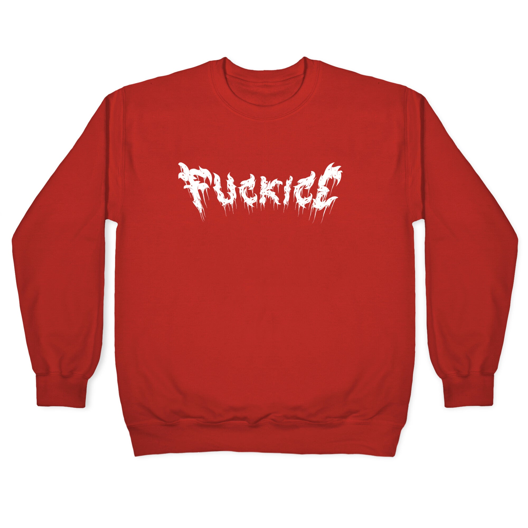 Fuck ICE Metal Logo Crewneck Sweatshirt
