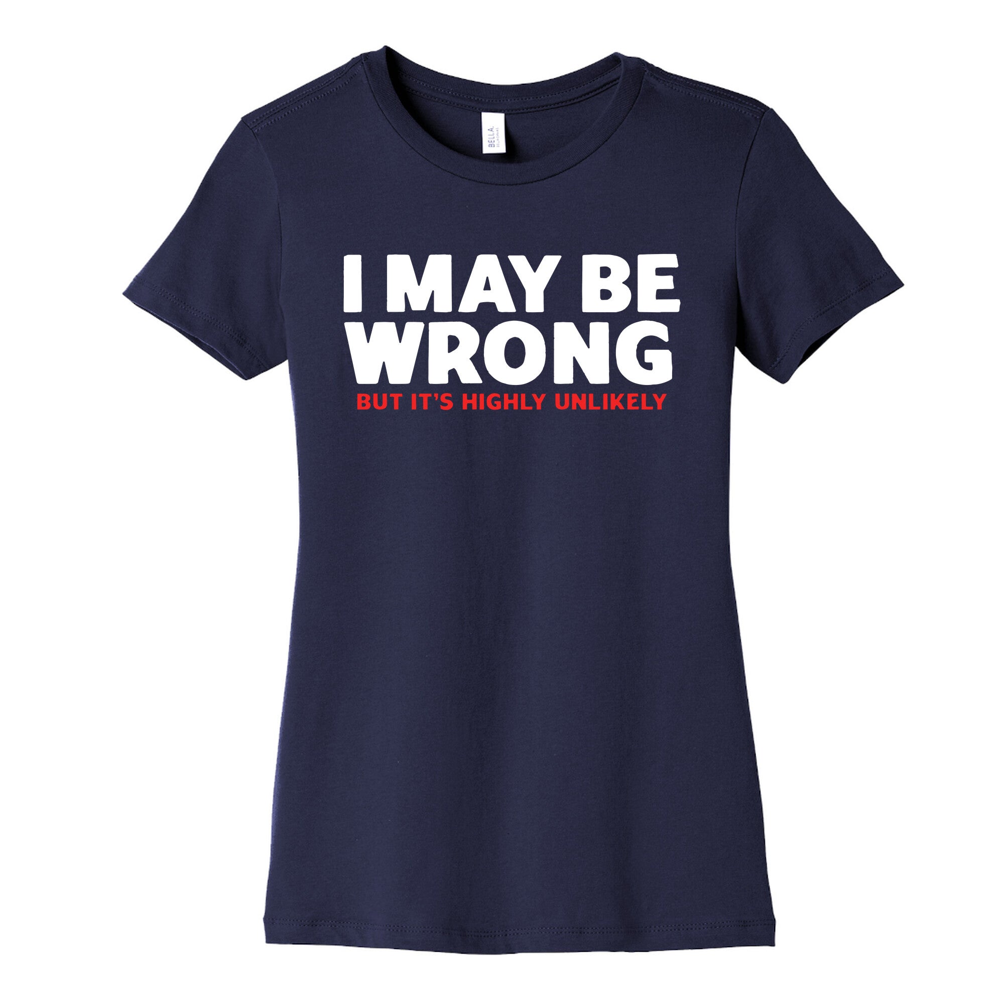 I May Be Wrong Womens Cotton Tee