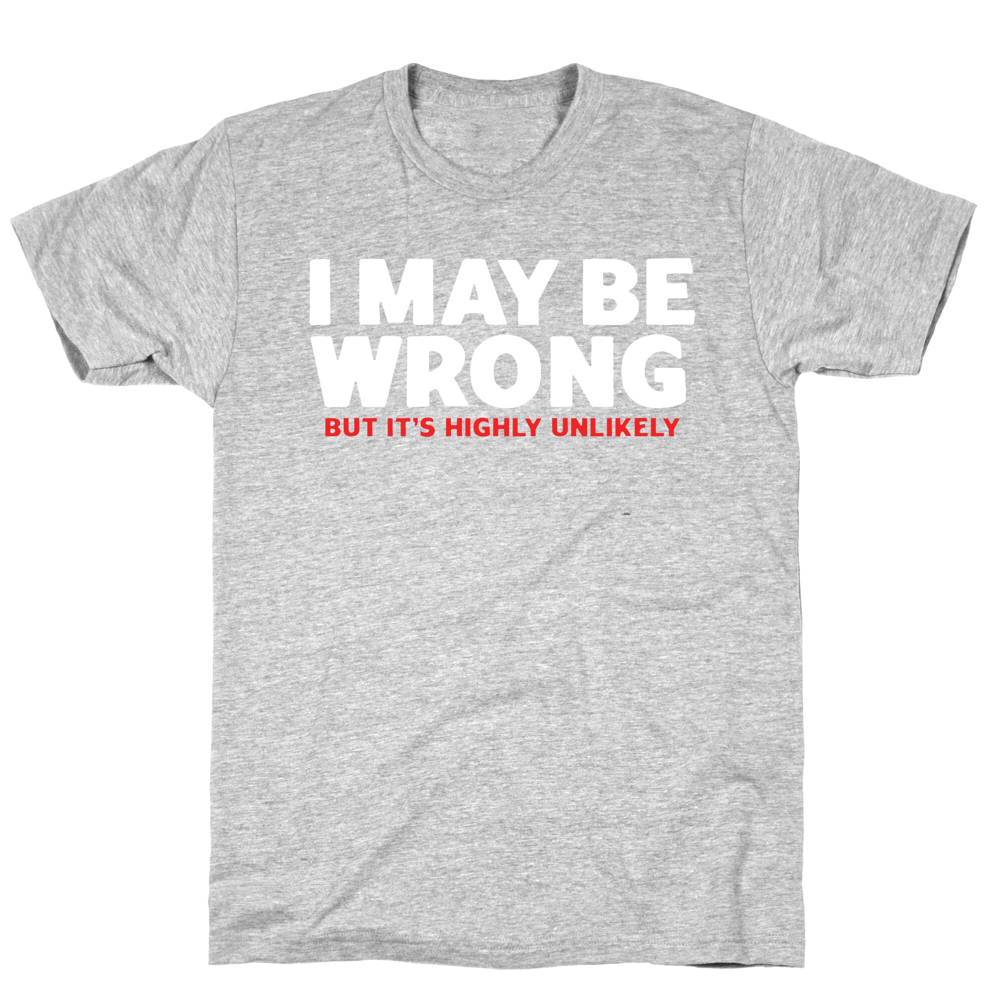 I May Be Wrong T-Shirt