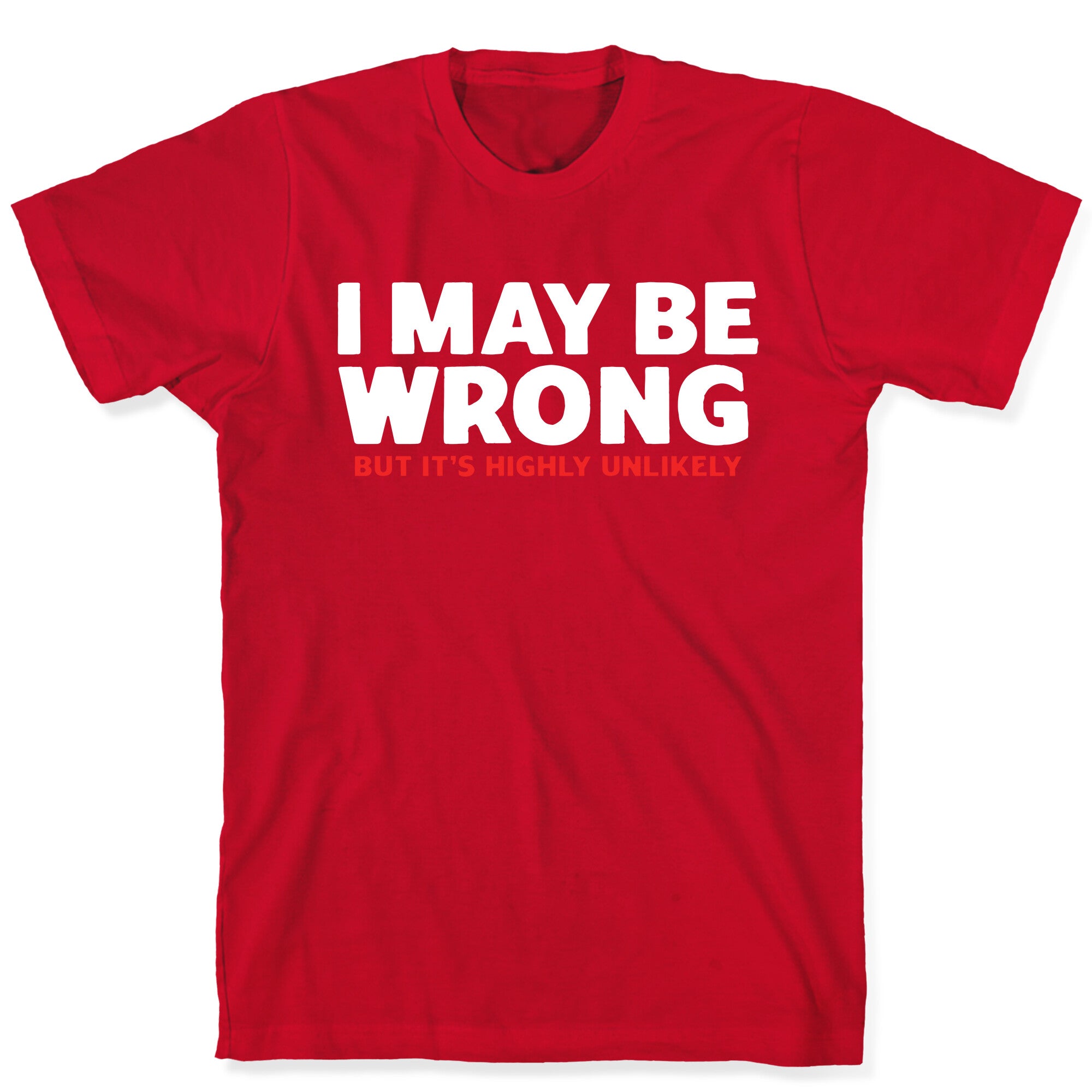 I May Be Wrong T-Shirt