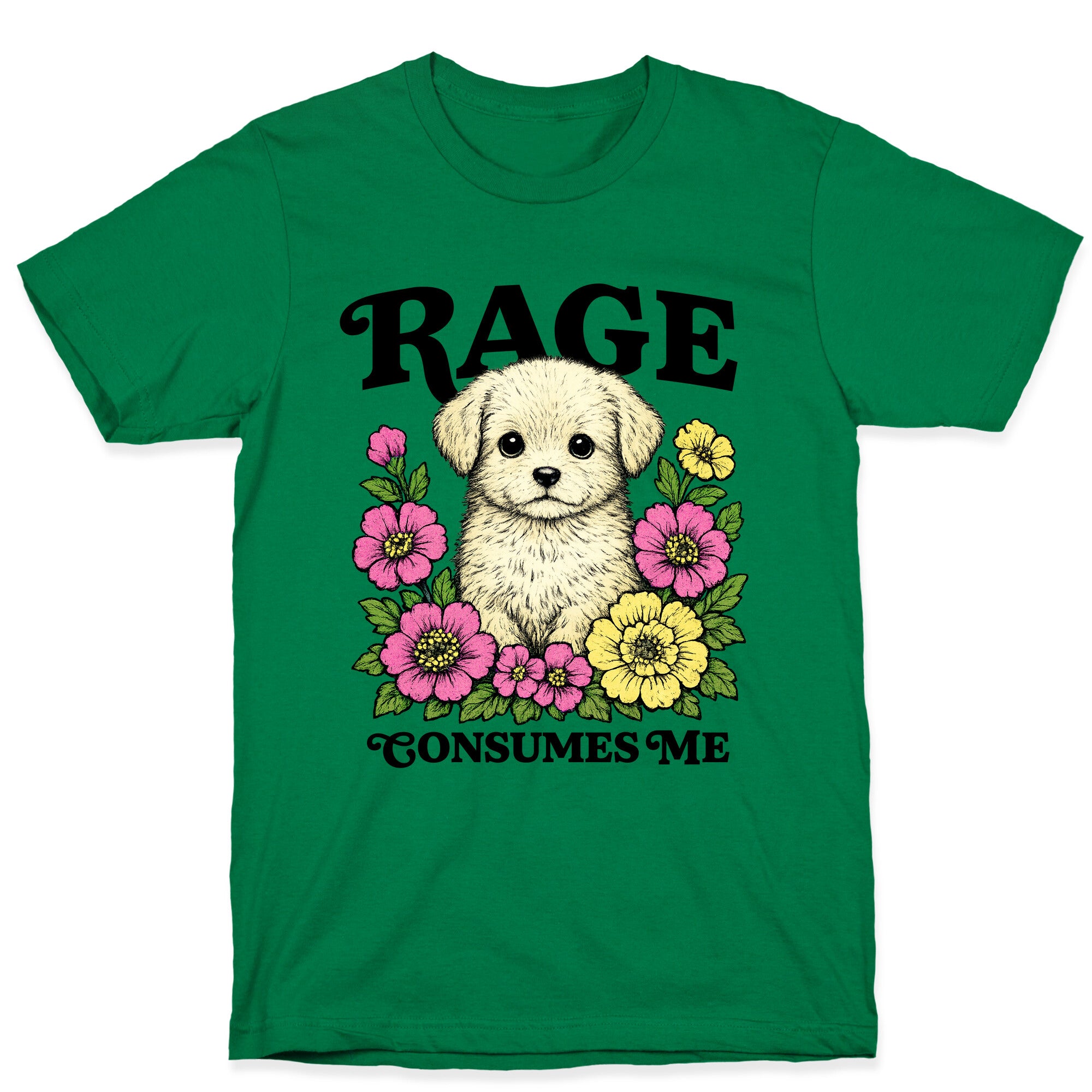 Rage Consumes Me Puppy T-Shirt