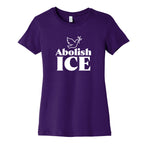 Abolish ICE Dove Womens Cotton Tee