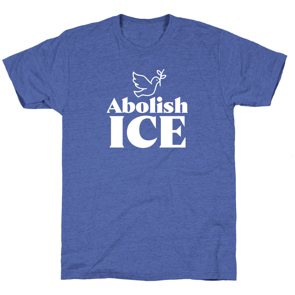 Abolish ICE Dove Unisex Triblend Tee