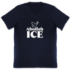 Abolish ICE Dove V-Neck
