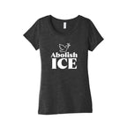 Abolish ICE Dove Womens Triblend Tee