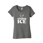 Abolish ICE Dove Womens Triblend Tee