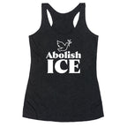Abolish ICE Dove Racerback Tank