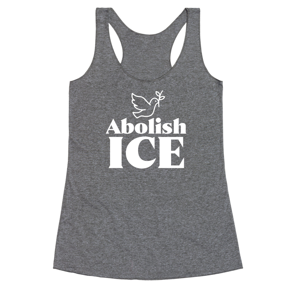 Abolish ICE Dove Racerback Tank