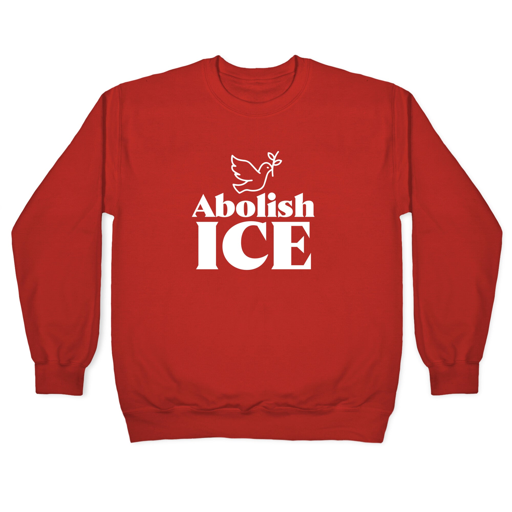 Abolish ICE Dove Crewneck Sweatshirt