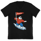 Abolish ICE Bear V-Neck
