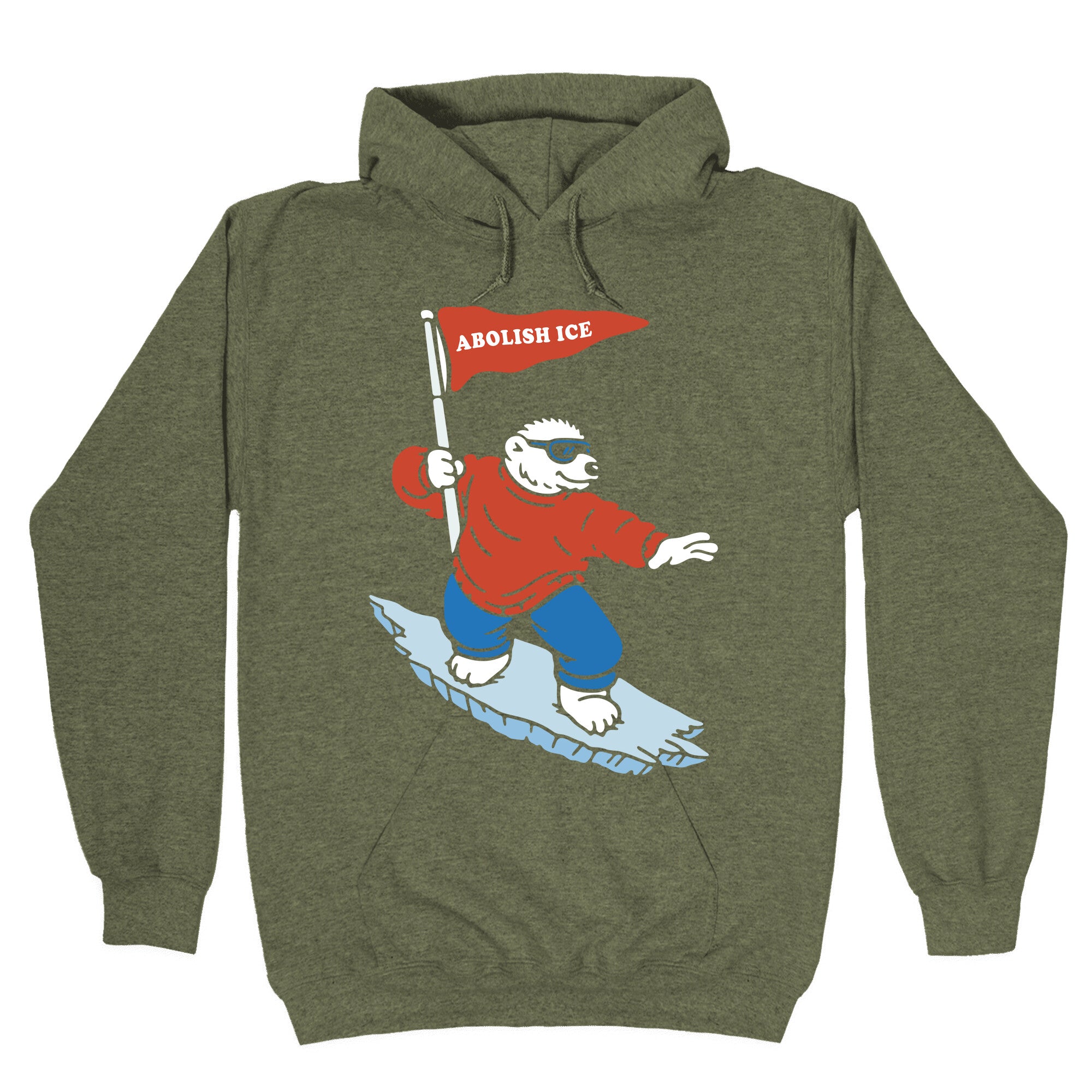 Abolish ICE Bear Hoodie