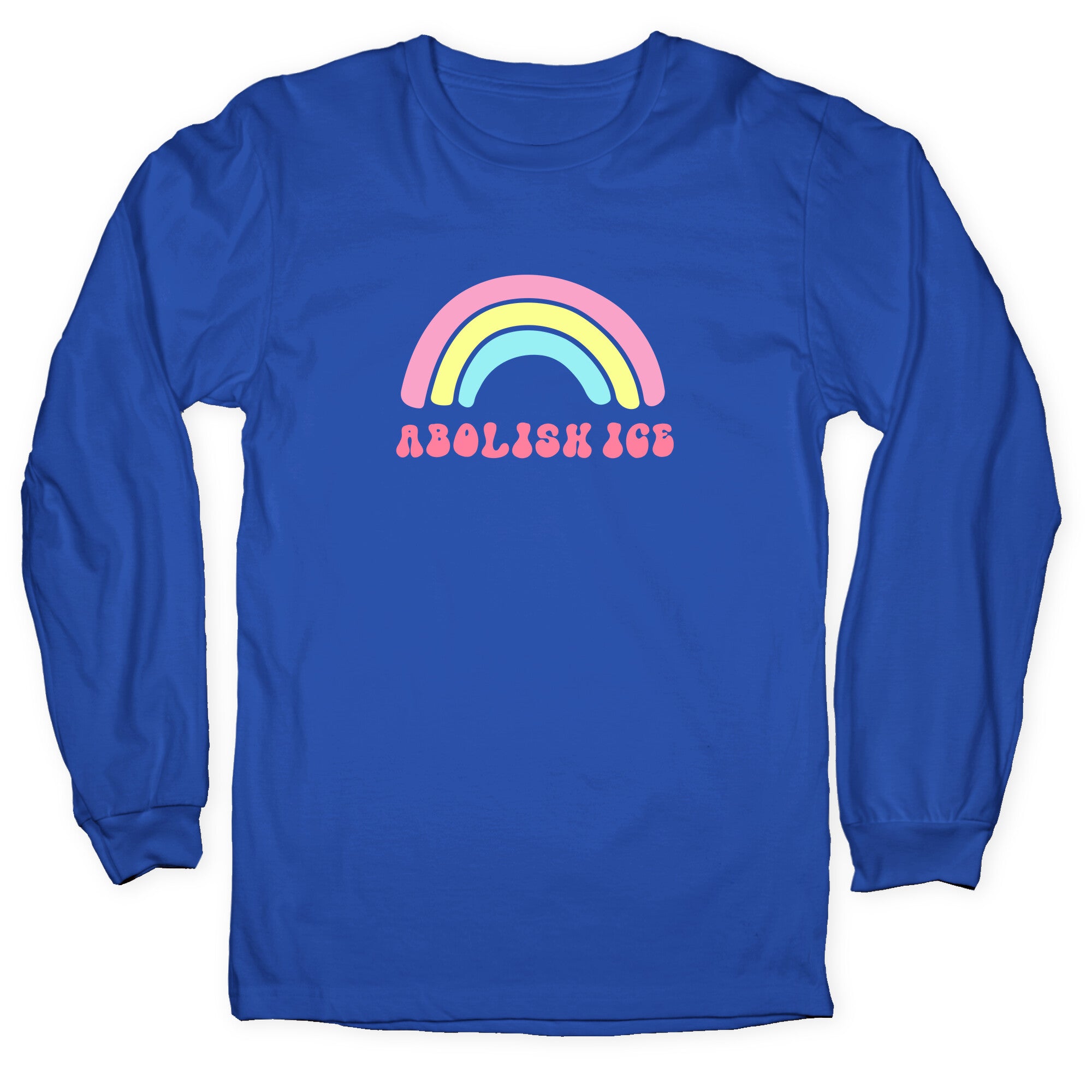 Abolish ICE Rainbow Longsleeve Tee