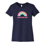 Abolish ICE Rainbow Womens Cotton Tee