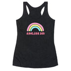 Abolish ICE Rainbow Racerback Tank