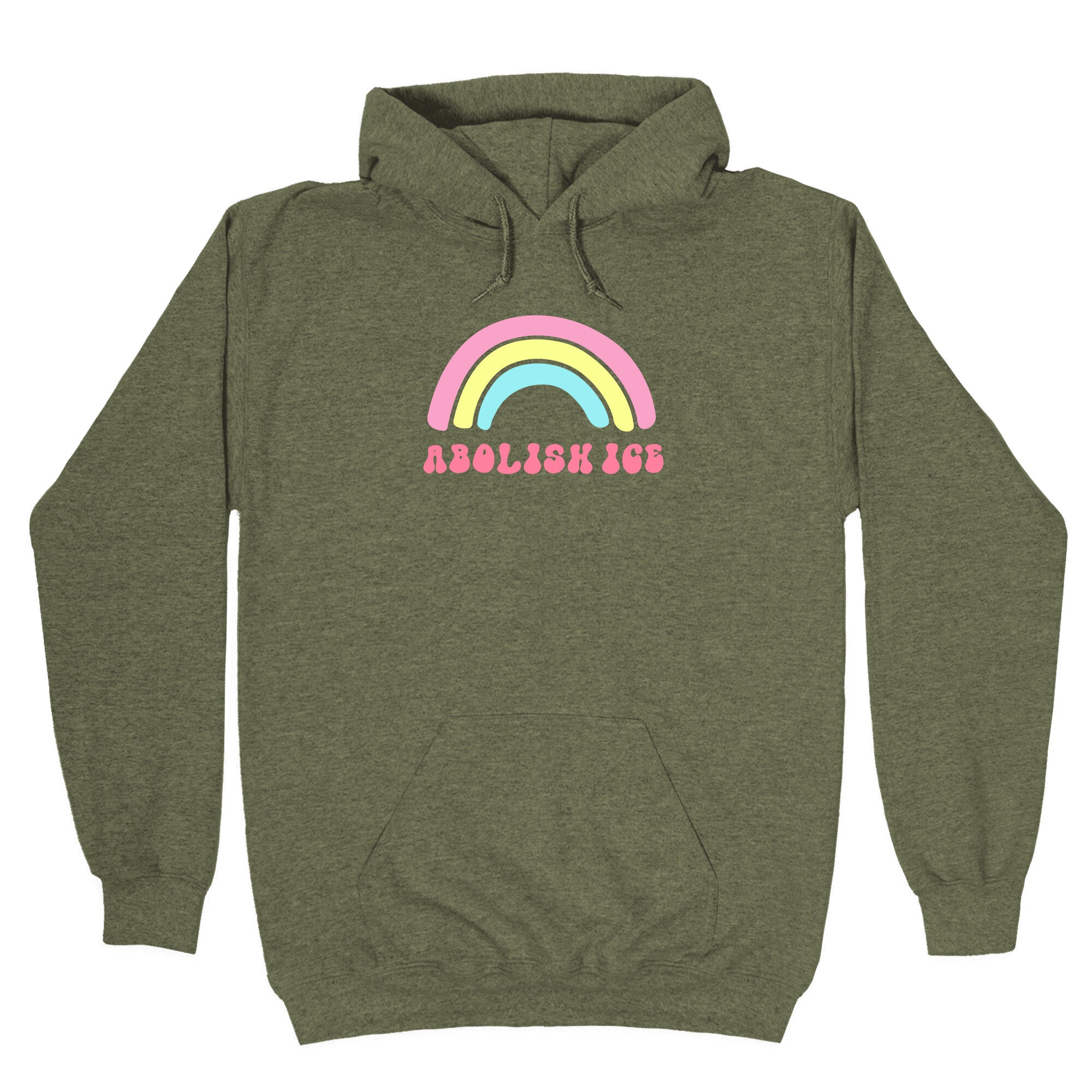Abolish ICE Rainbow Hoodie