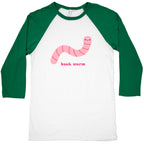 Book Worm Baseball Tee
