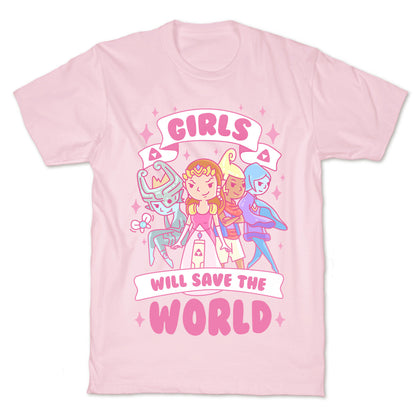 Zelda Girls Will Save The World Parody T-Shirt