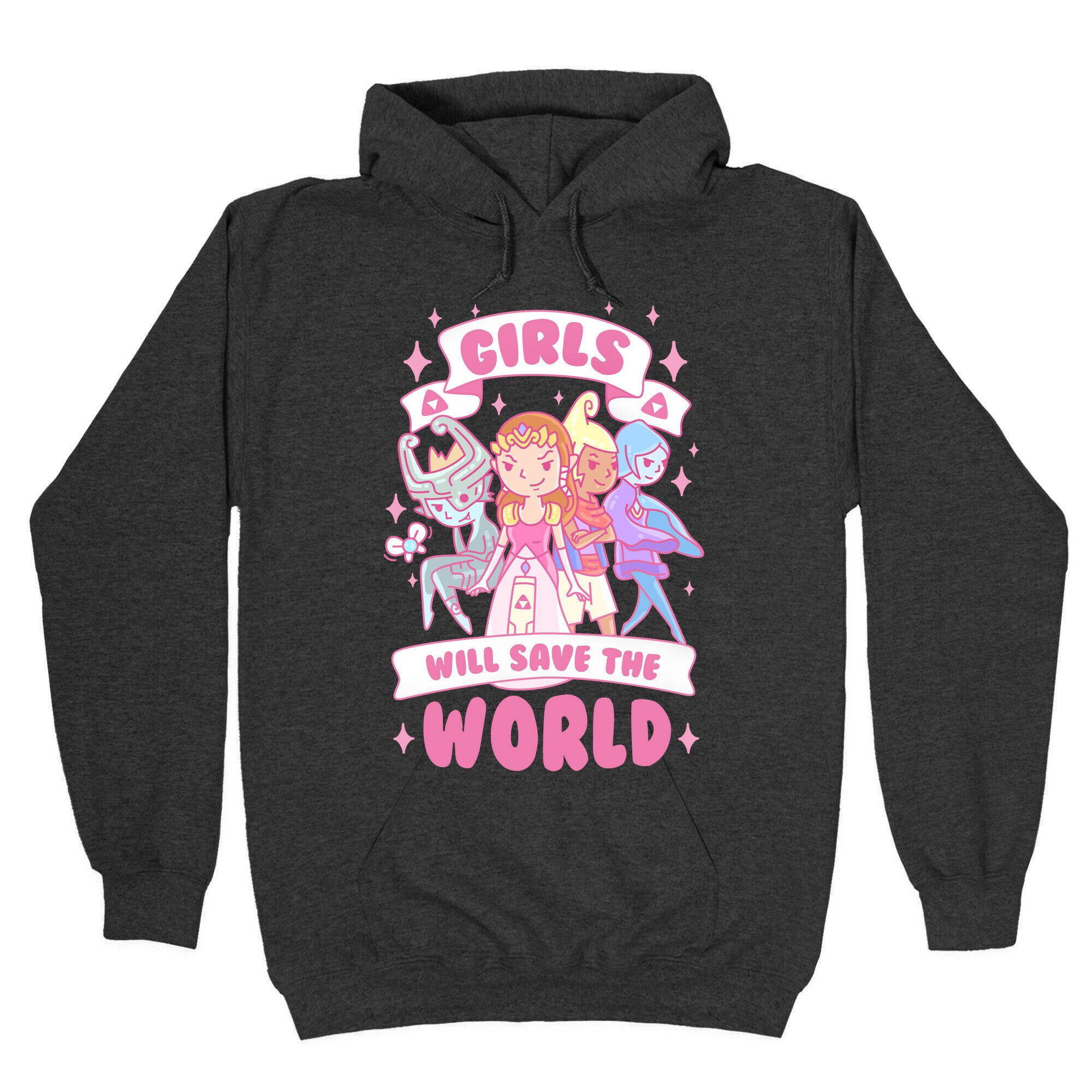 Zelda Girls Will Save The World Parody Hoodie