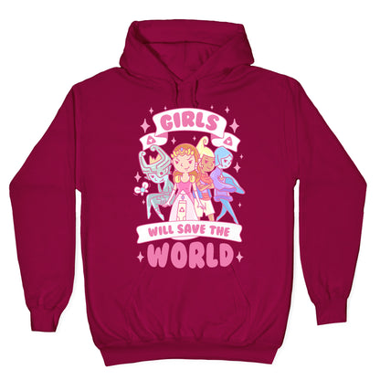 Zelda Girls Will Save The World Parody Hoodie
