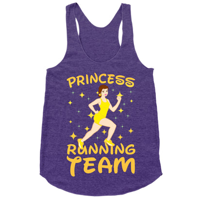 Princess Running Team (yellow) Racerback Tank