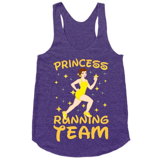Princess Running Team (yellow) Racerback Tank