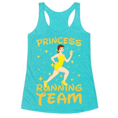 Princess Running Team (yellow) Racerback Tank