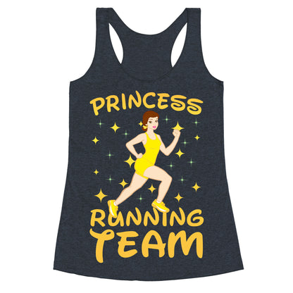 Princess Running Team (yellow) Racerback Tank