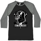 Come To The Dank Side We Have Weed Baseball Tee