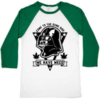 Come To The Dank Side We Have Weed Baseball Tee