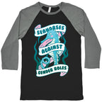 Seahorses Against Gender Roles Baseball Tee