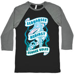 Seahorses Against Gender Roles Baseball Tee