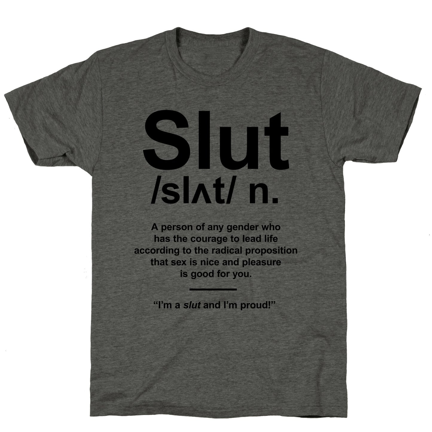 Slut Definition Unisex Triblend Tee