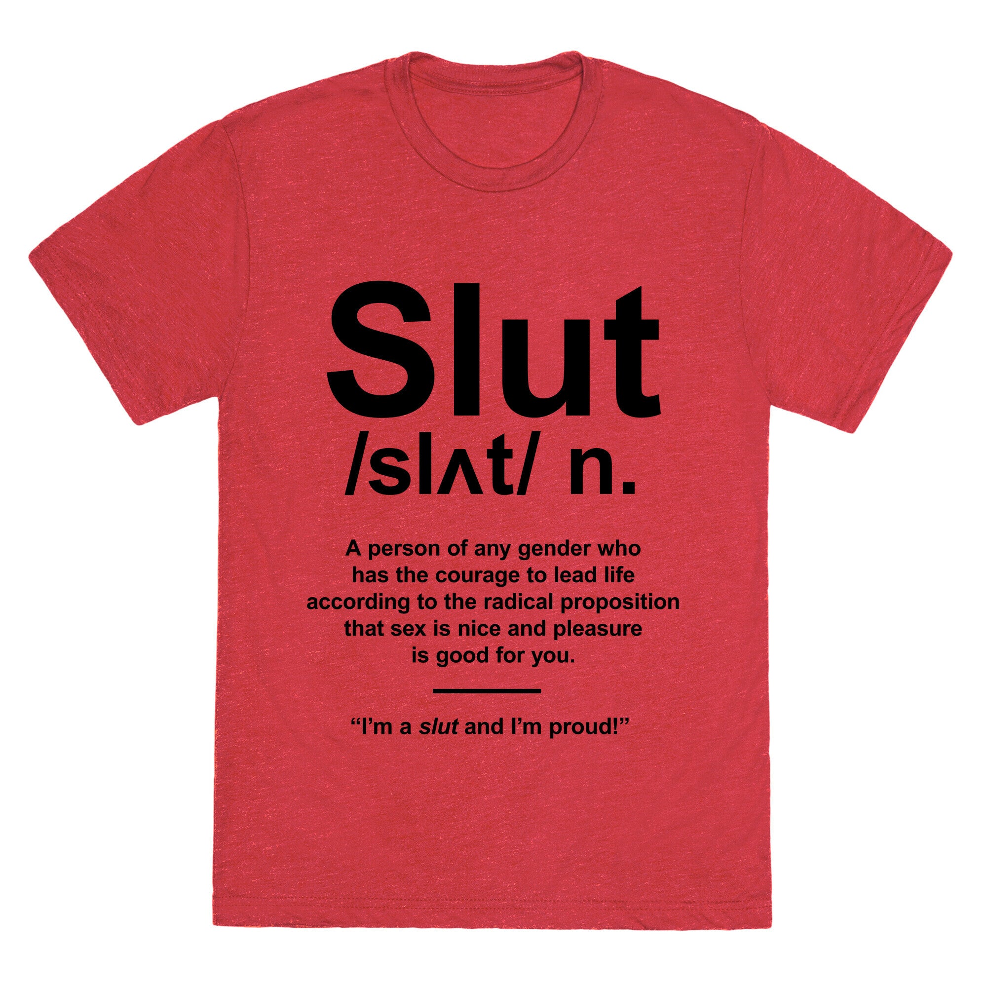 Slut Definition Unisex Triblend Tee