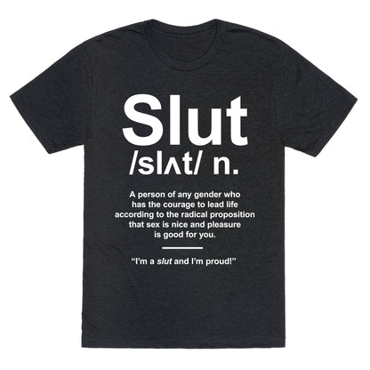 Slut Definition Unisex Triblend Tee