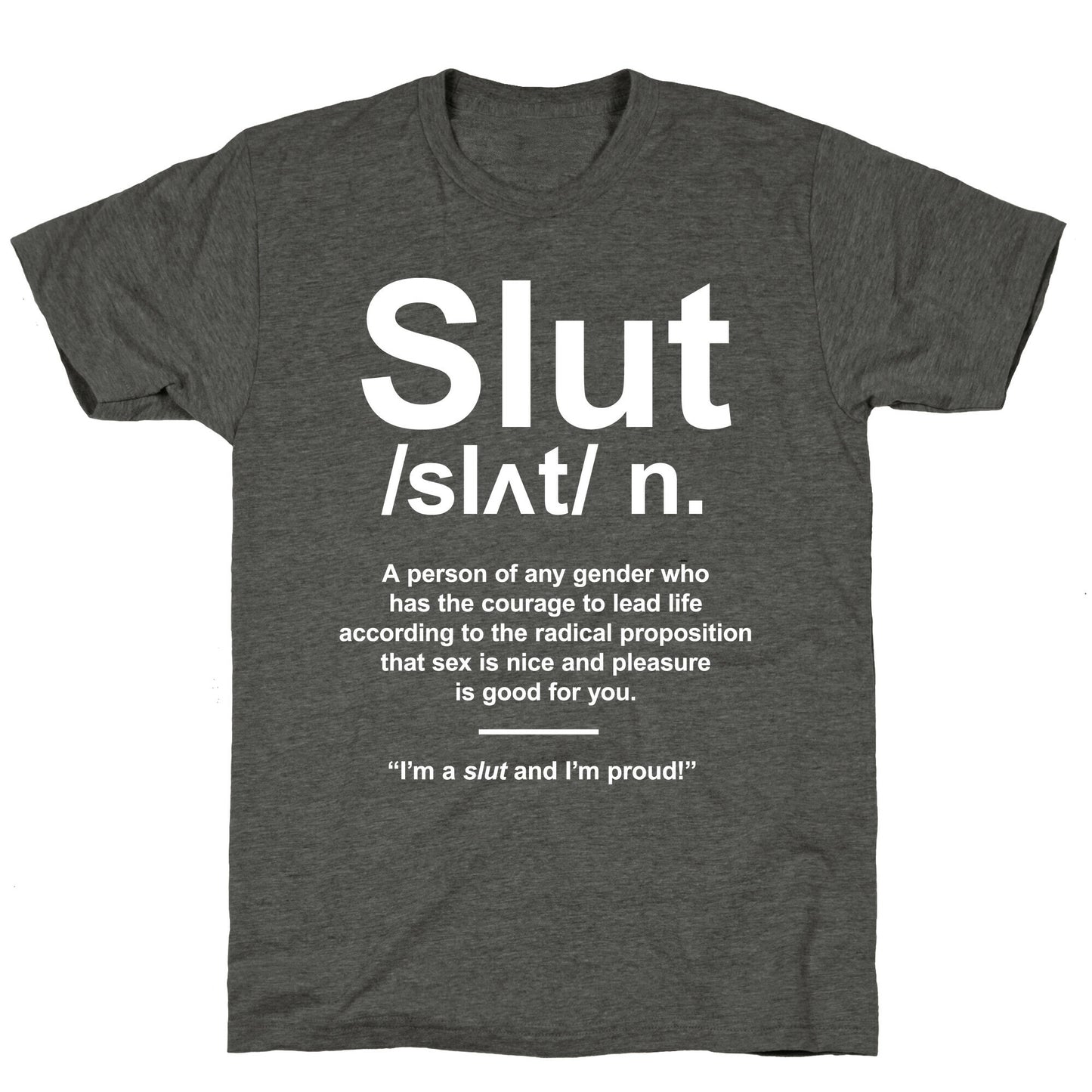 Slut Definition Unisex Triblend Tee