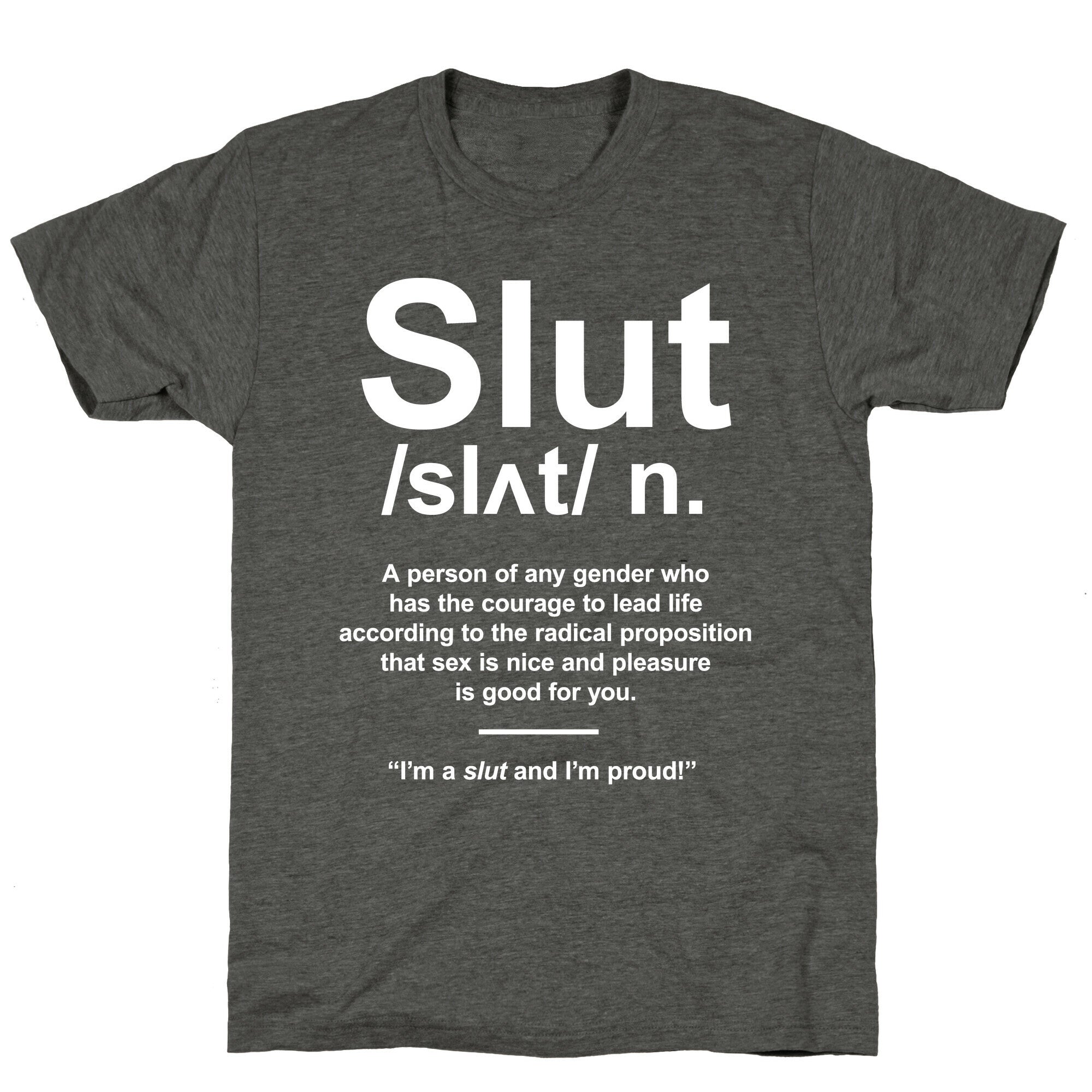 Slut Definition Unisex Triblend Tee