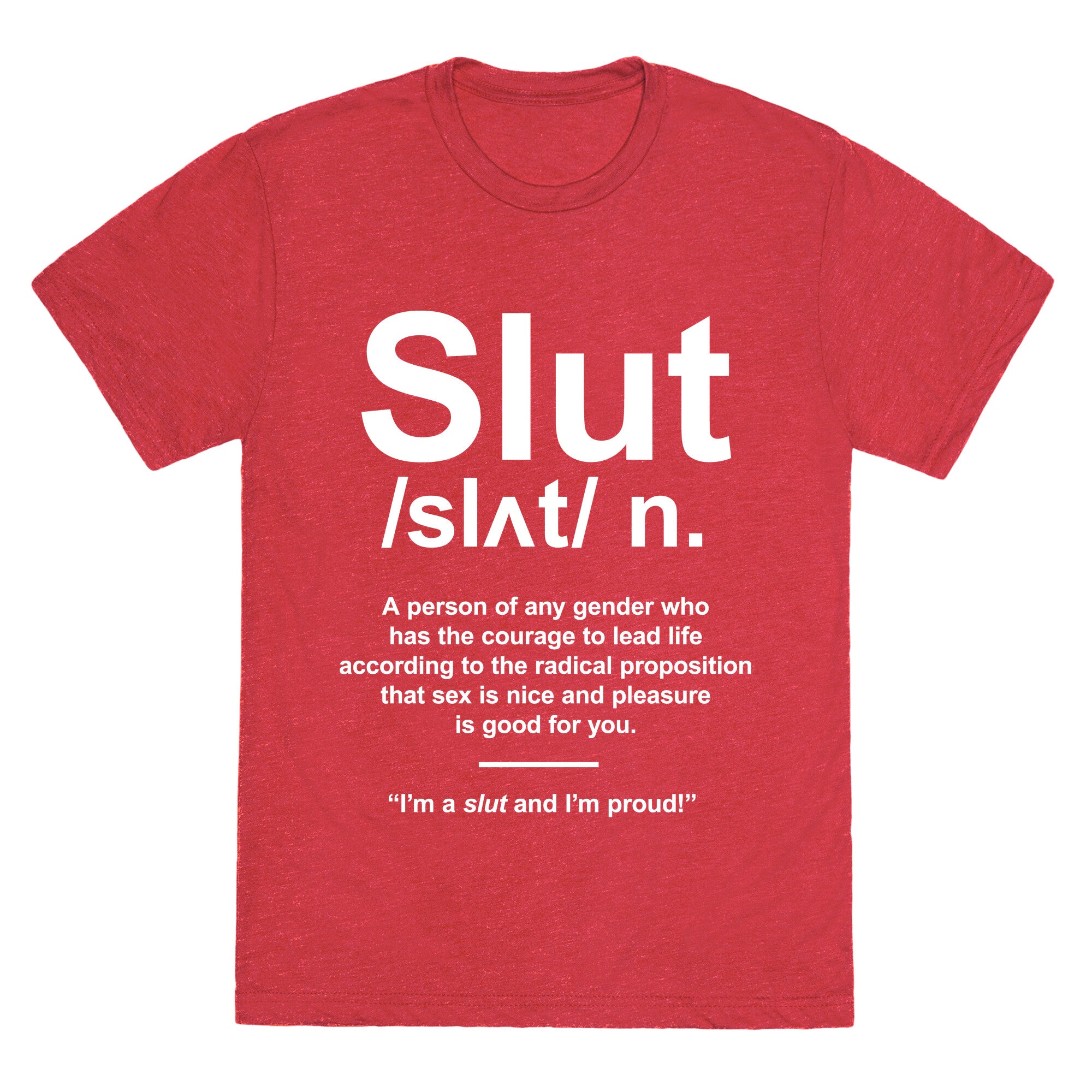 Slut Definition Unisex Triblend Tee