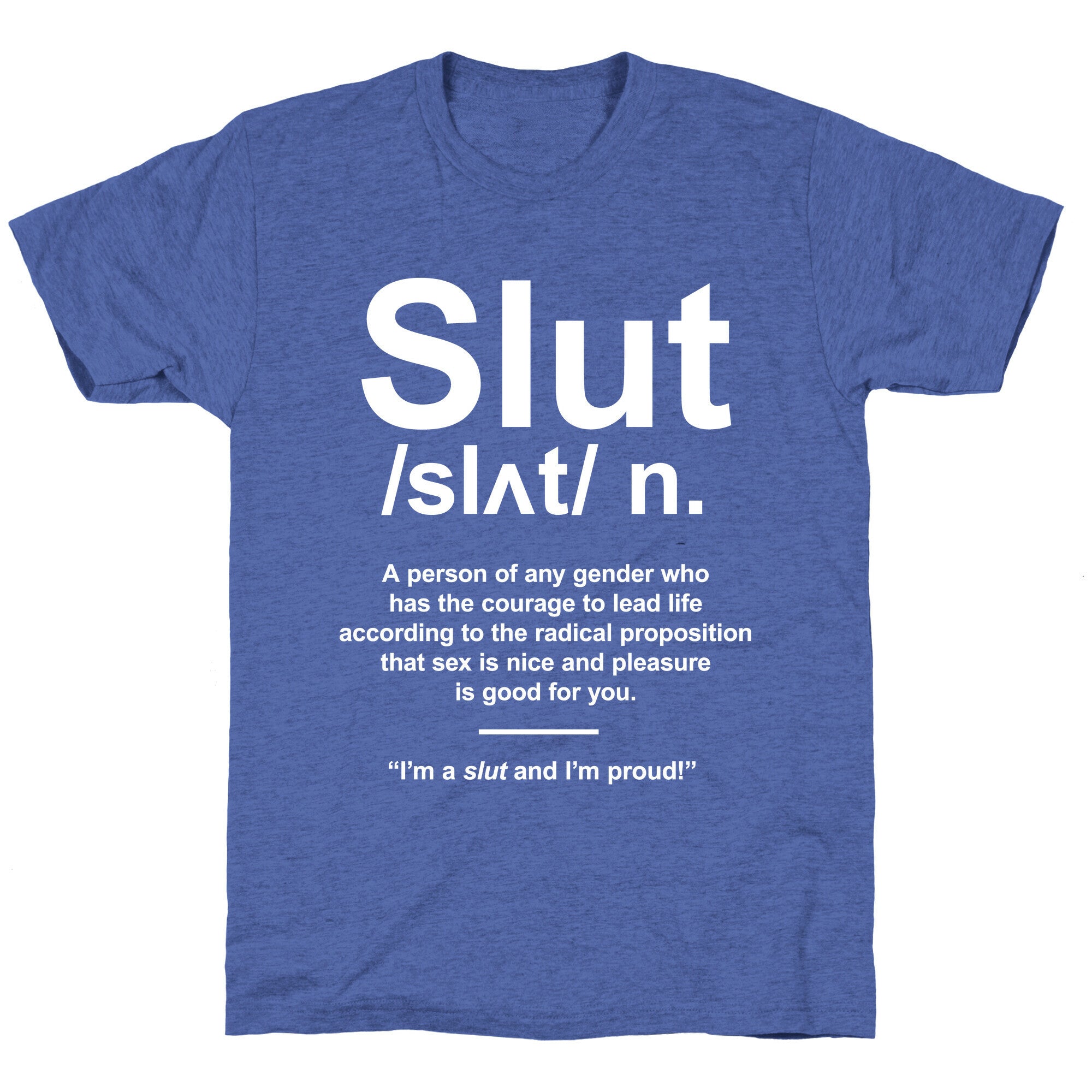 Slut Definition Unisex Triblend Tee