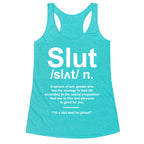 Slut Definition Racerback Tank